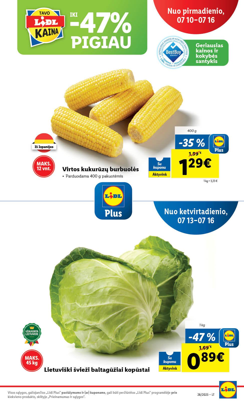 Naujausias LIDL kaininis katalogas 2023.07.10 - 2023.07.16