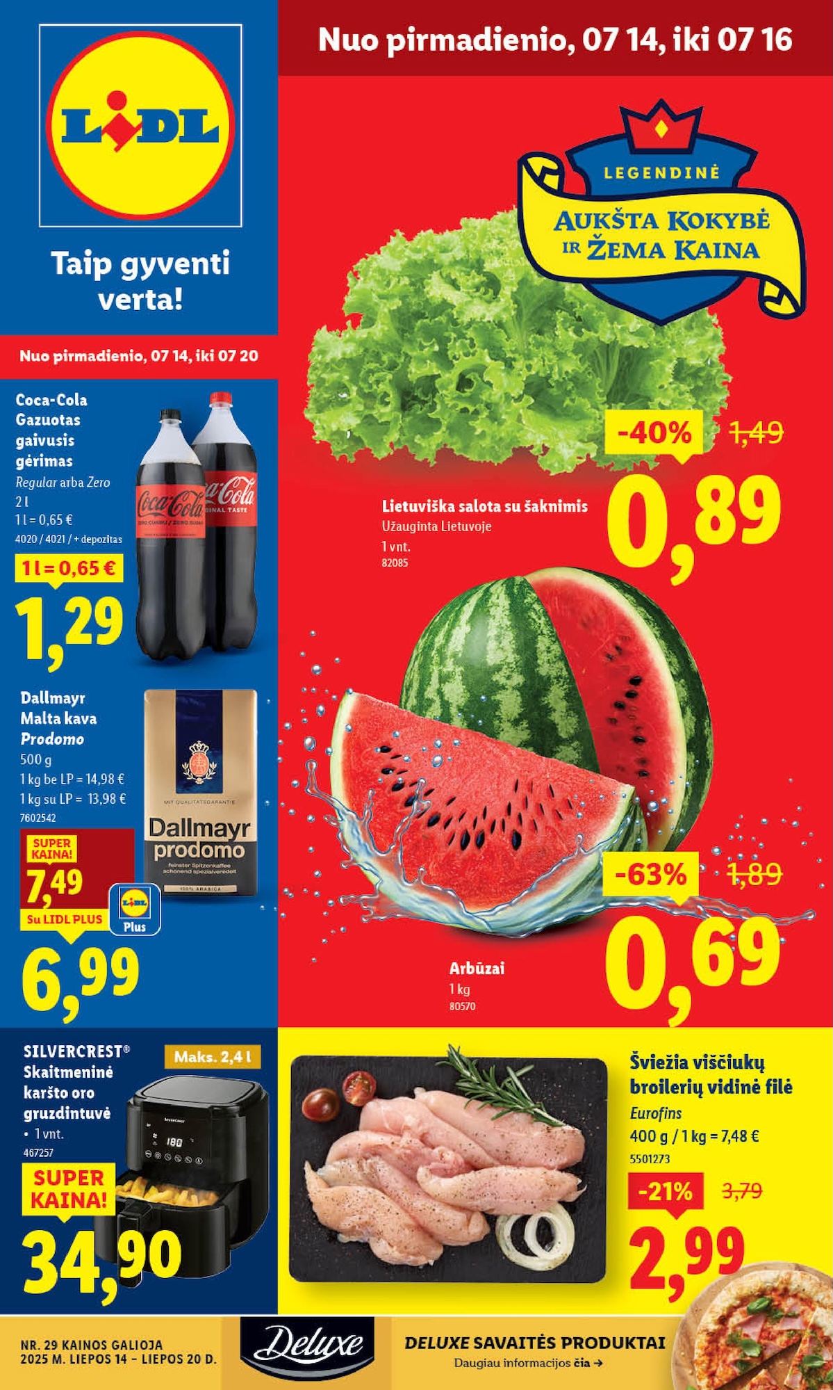 Naujausias LIDL kaininis katalogas 2025.07.14 - 2025.07.20