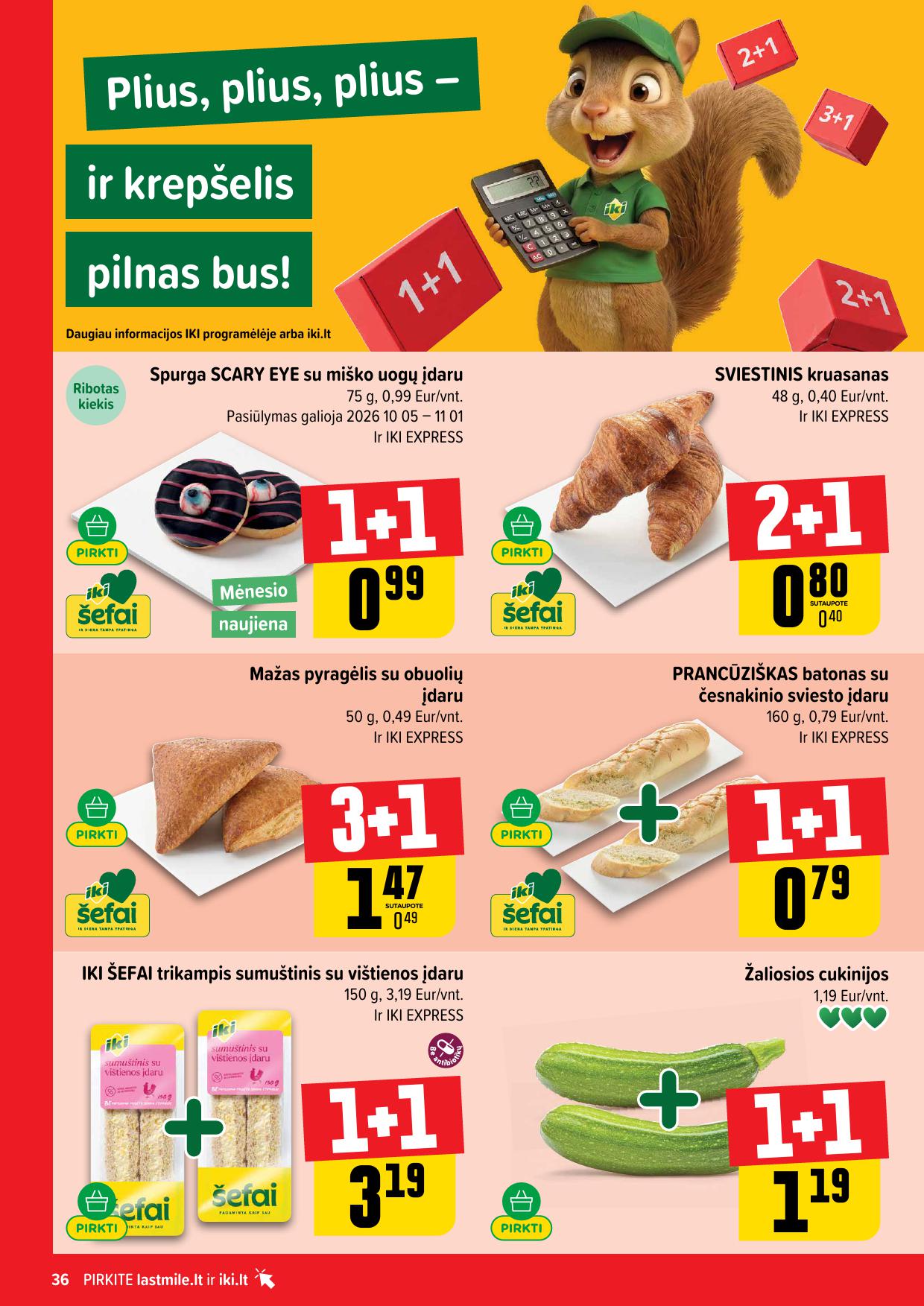 Naujausias IKI kaininis katalogas 2026.10.12 - 2026.10.18