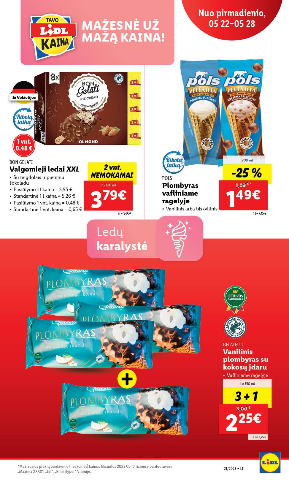 Naujausias LIDL kaininis katalogas 2023.05.22 - 2023.05.28