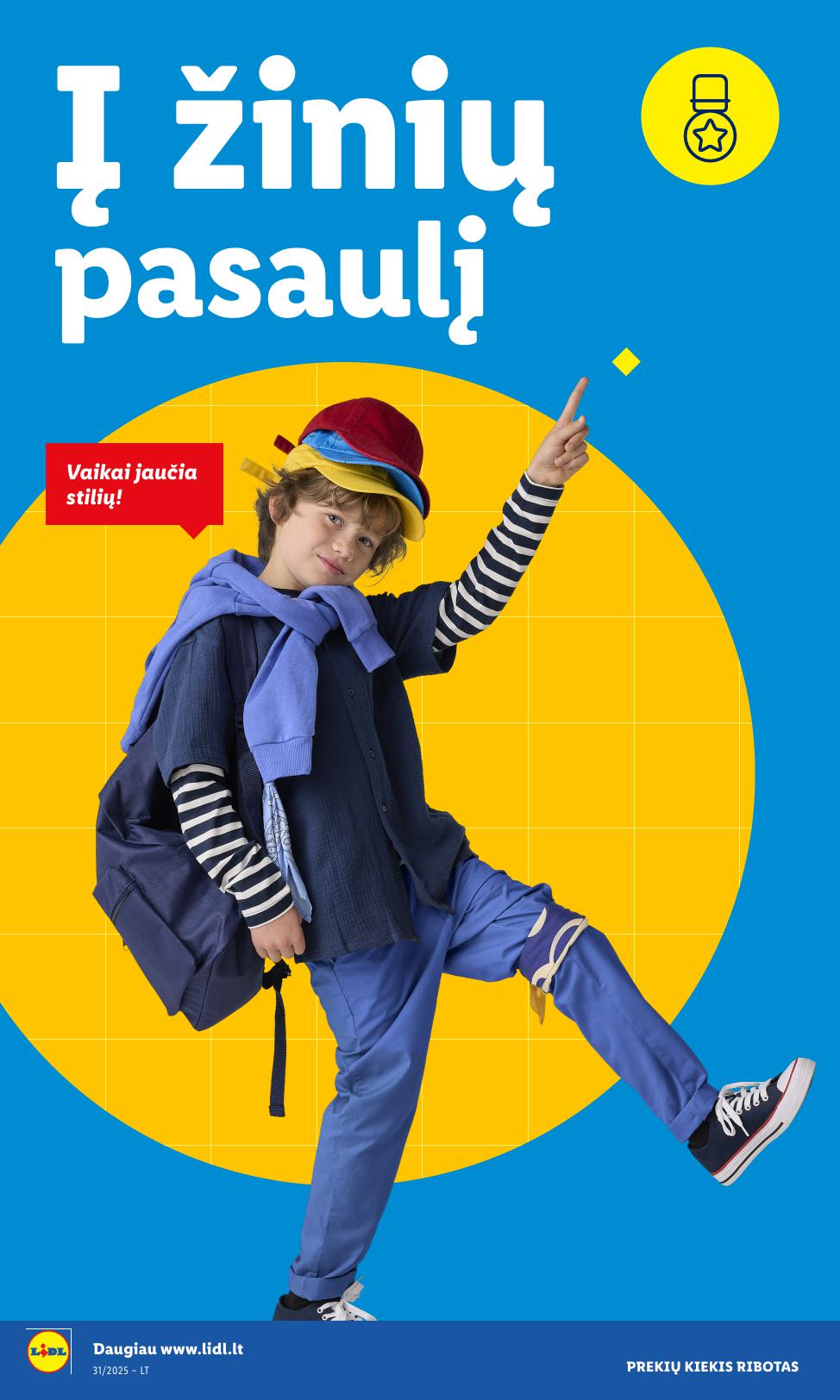 LIDL ne maisto prekių leidinys 2025.07.28 - 2025.08.03