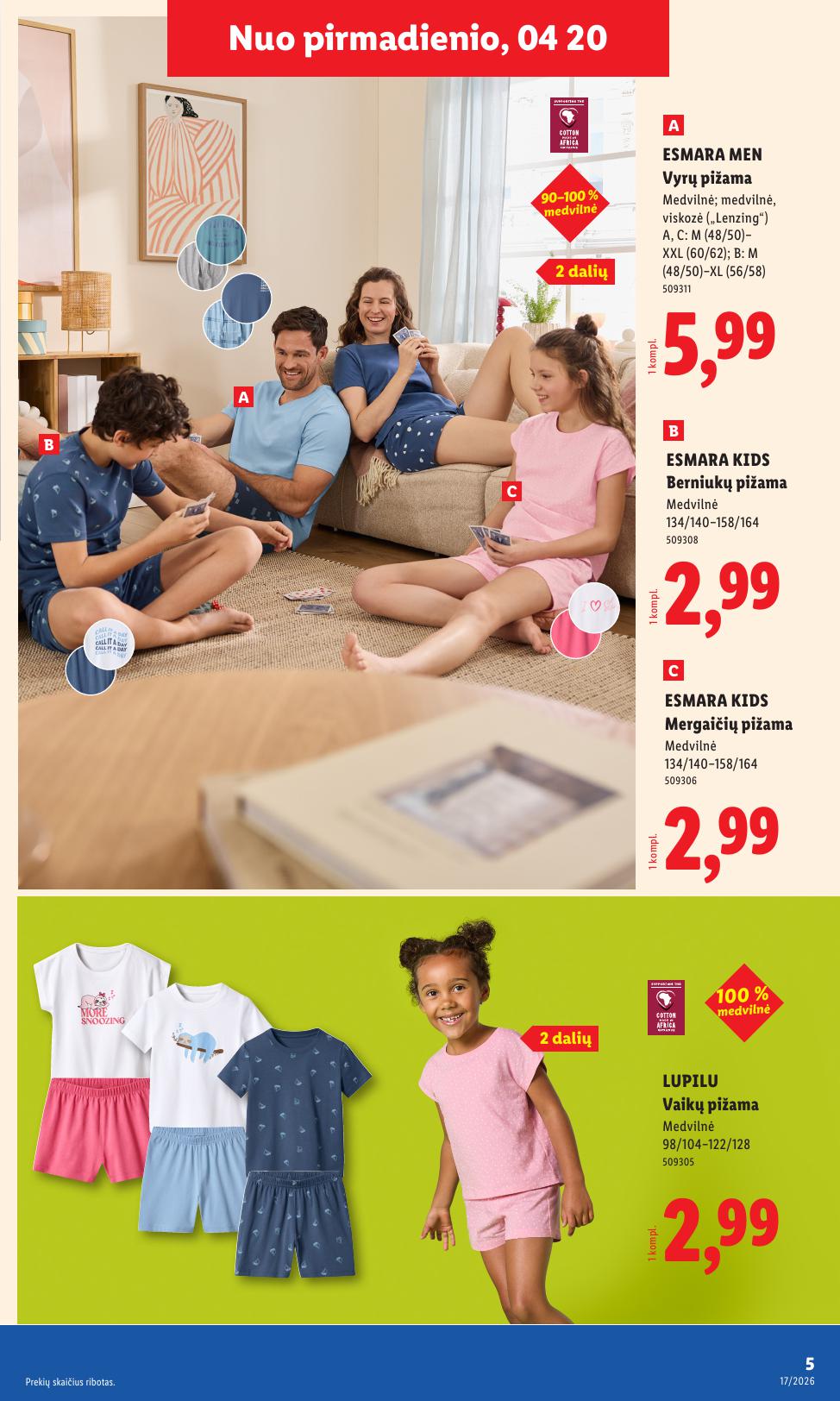 LIDL ne maisto prekių leidinys 2026.04.20 - 2026.04.26