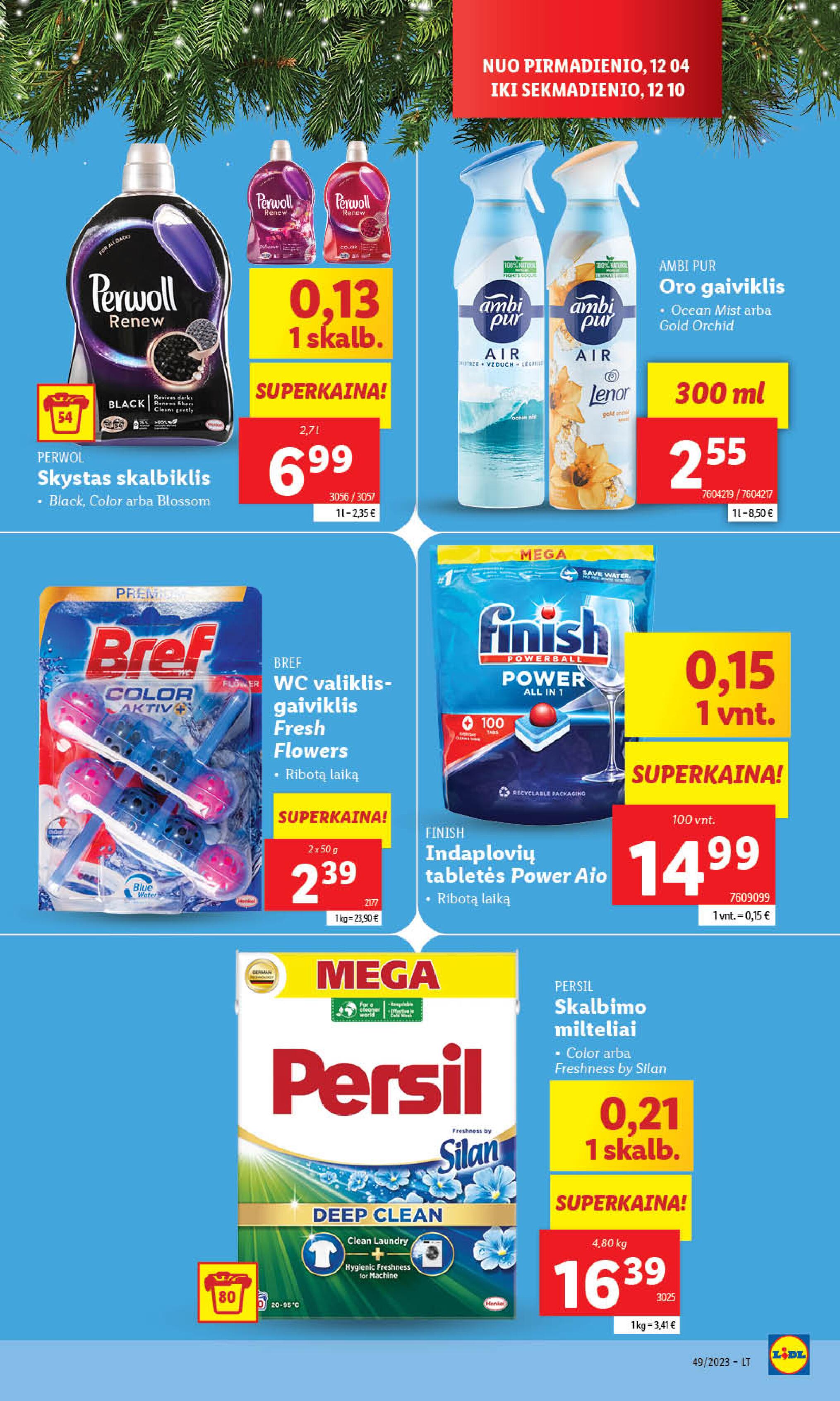 Naujausias LIDL kaininis katalogas 2023.12.04 - 2023.12.10