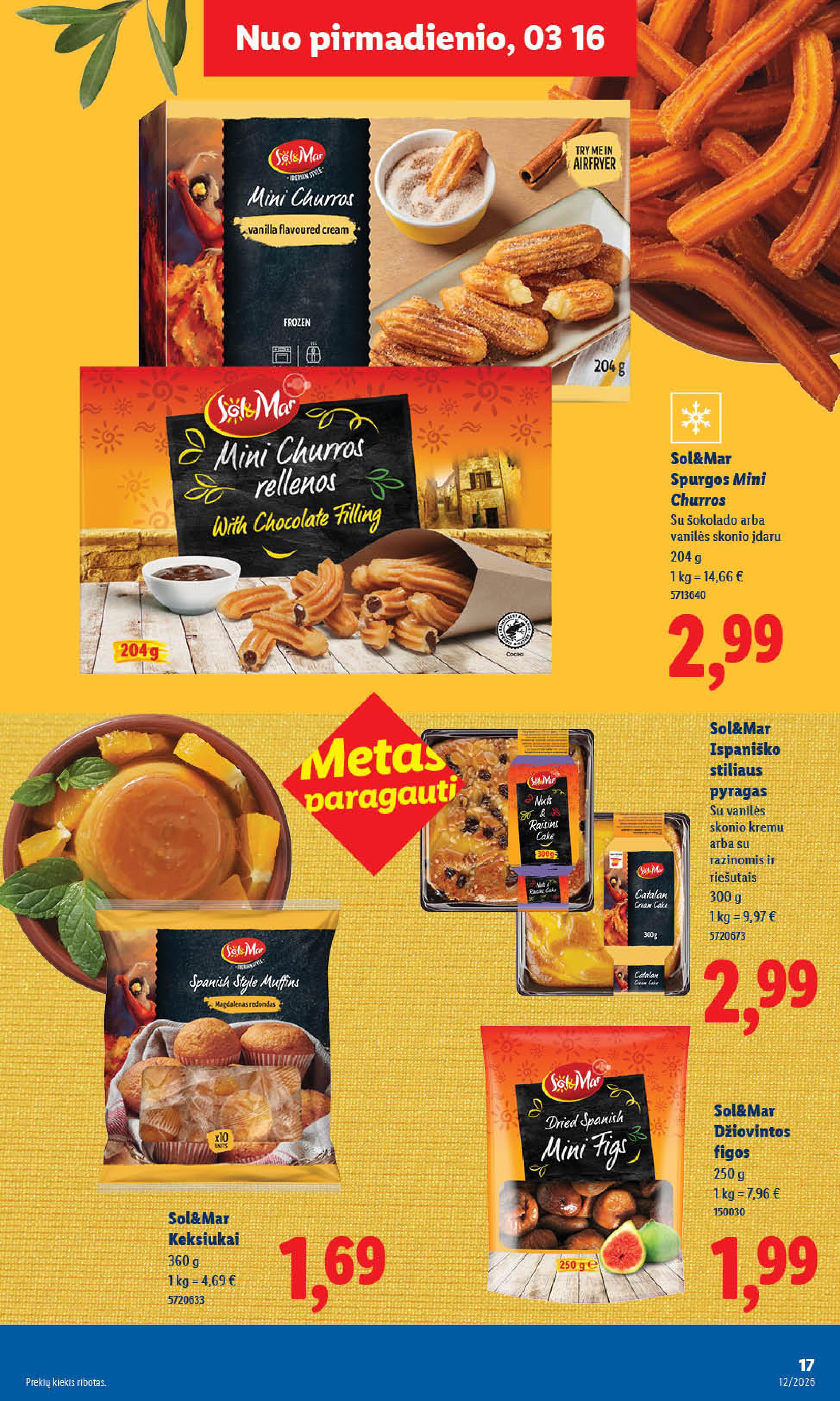 Naujausias LIDL kaininis katalogas 2026.03.16 - 2026.03.22