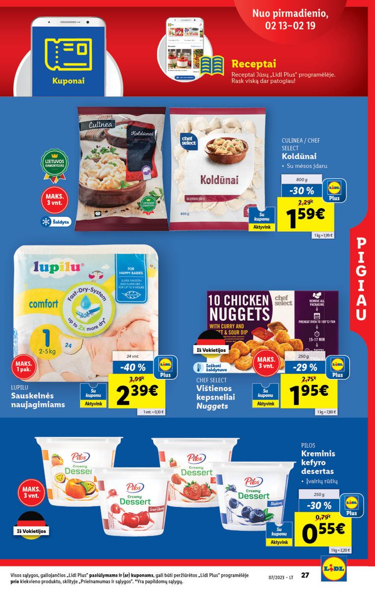 Naujausias LIDL kaininis katalogas 2023.02.13 - 2023.02.19 