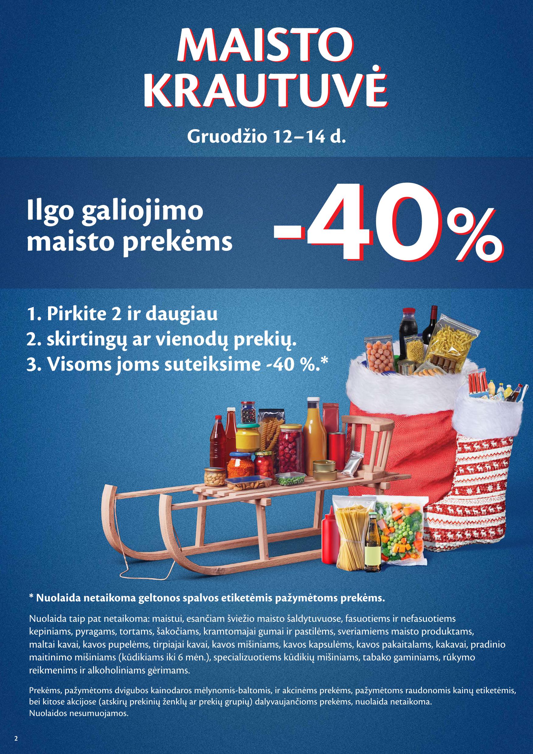 Naujausias MAXIMA kaininis katalogas 2025.12.09 - 2025.12.15