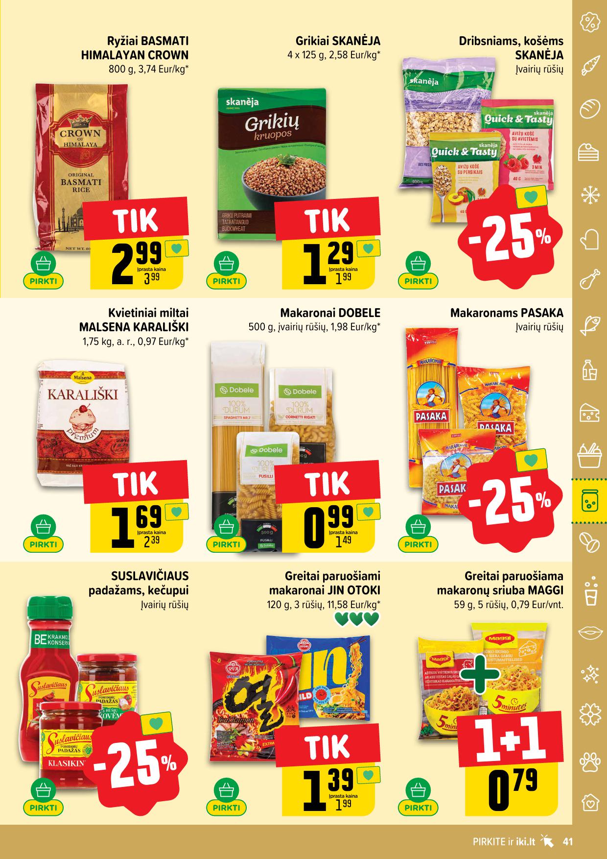 Naujausias IKI kaininis katalogas 2026.02.09 - 2026.02.15