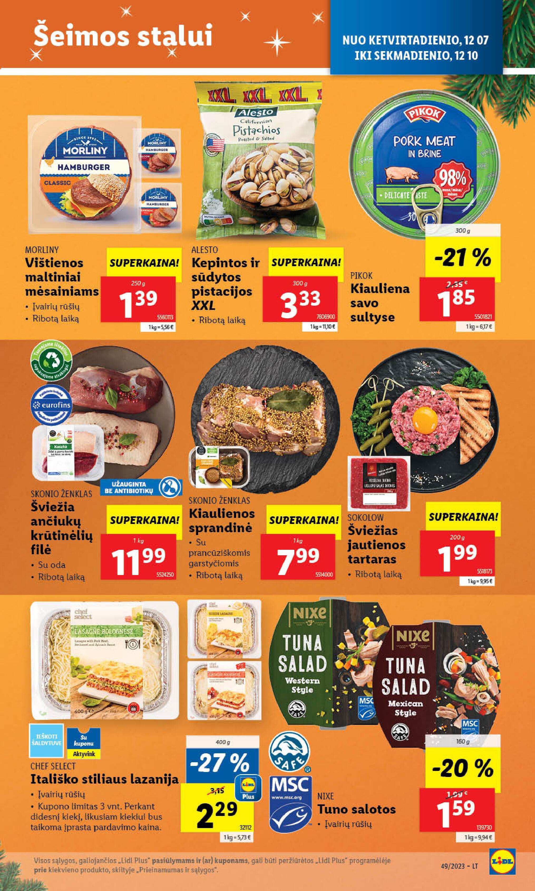 Naujausias LIDL kaininis katalogas 2023.12.04 - 2023.12.10
