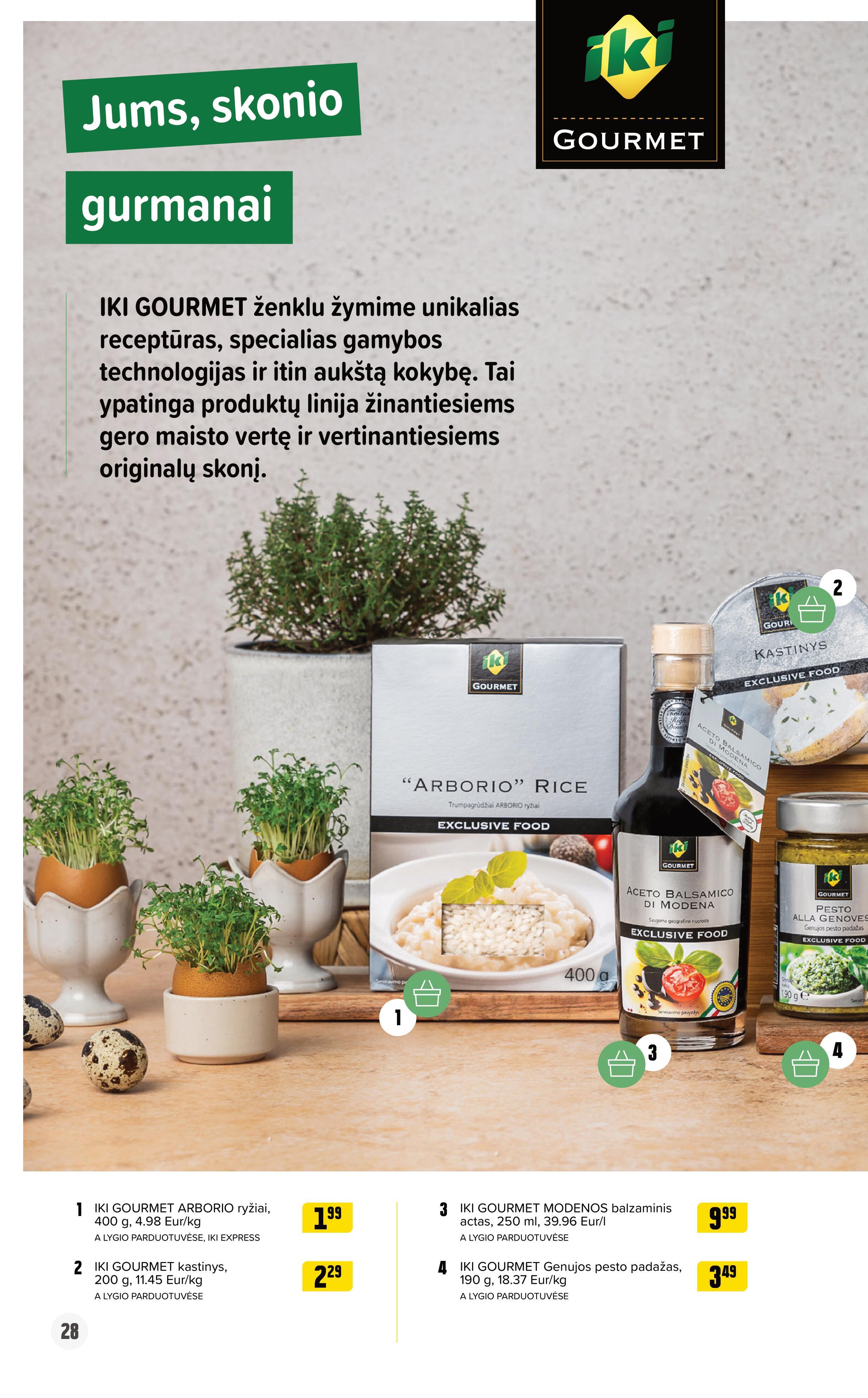 IKI kainų katalogas "Velykos arčiau tavęs"