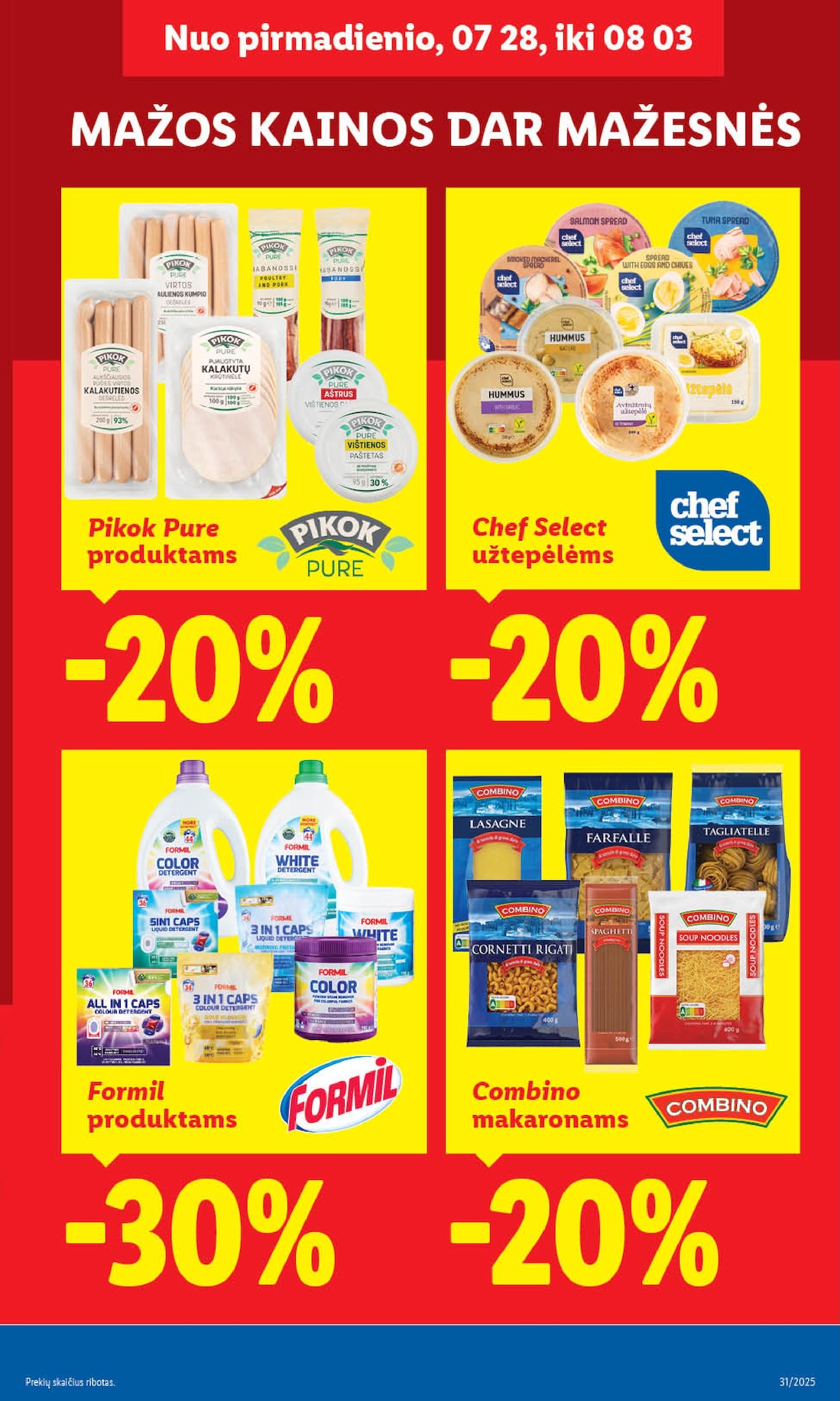 Naujausias LIDL kaininis katalogas 2025.07.28 - 2025.08.03
