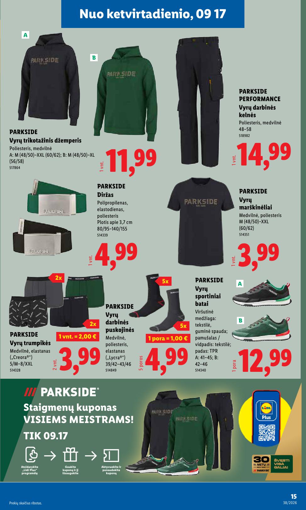 LIDL ne maisto prekių leidinys 2026.09.14 - 2026.09.20