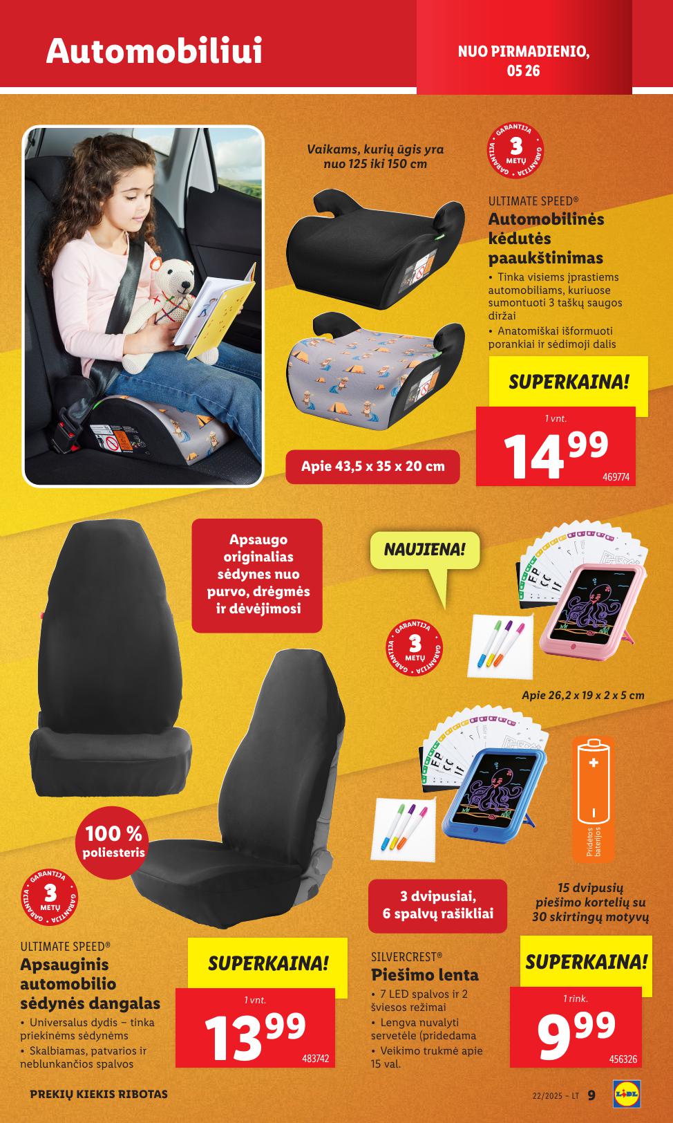 LIDL ne maisto prekių leidinys 2025.05.26 - 2025.06.01