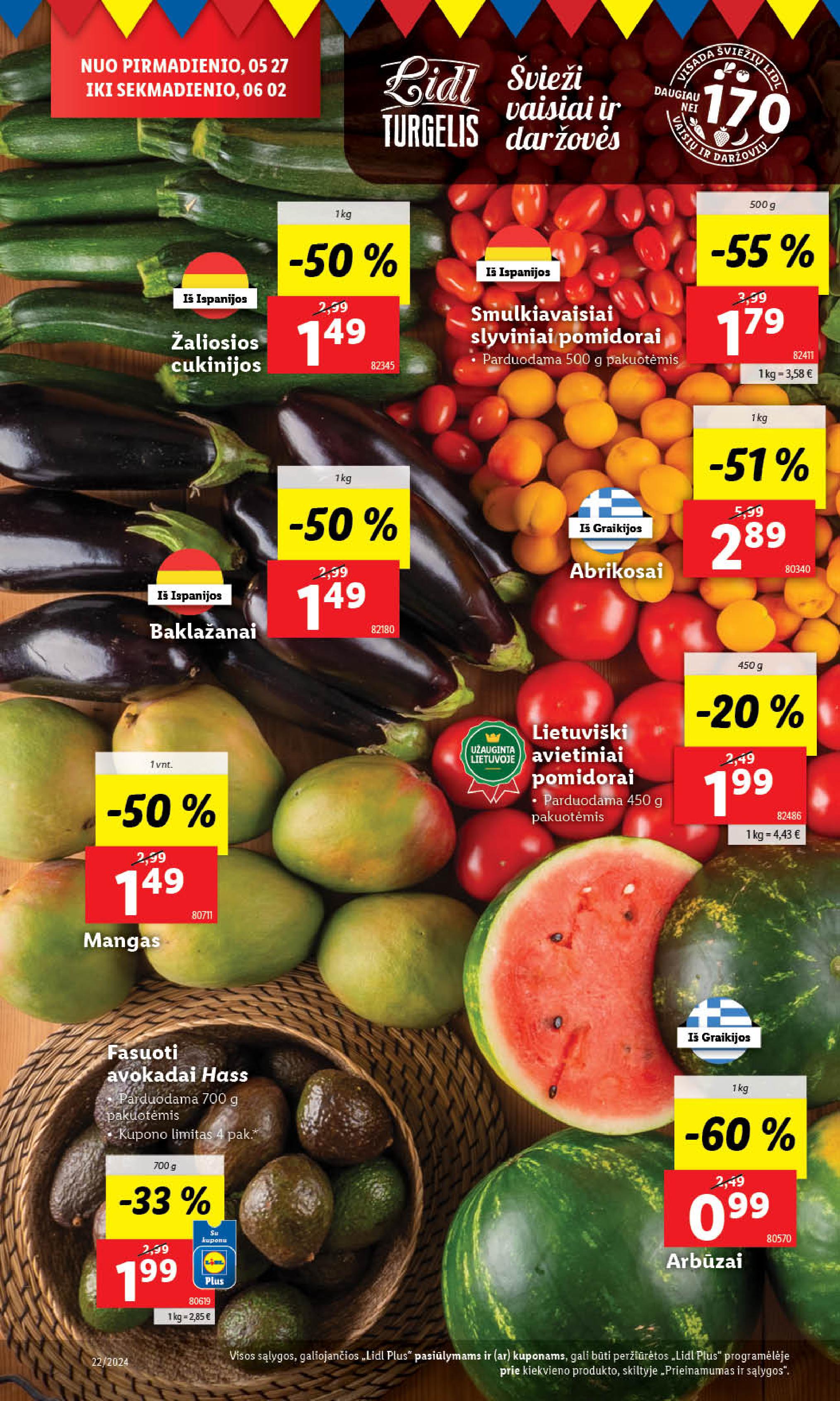 Naujausias LIDL kaininis katalogas 2024.05.27 - 2024.06.02