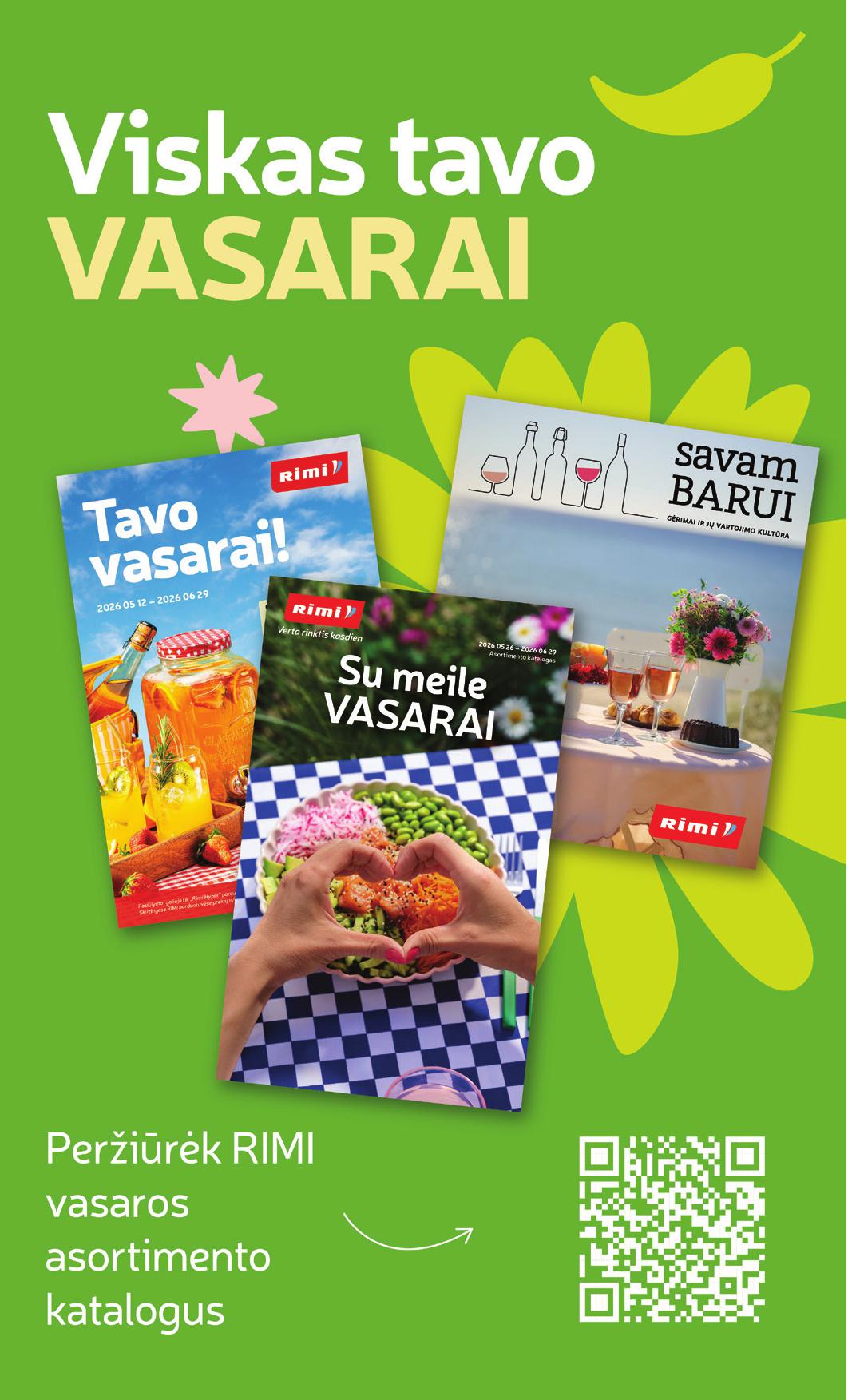 Naujas RIMI leidinys Nr.24 nuo 2026.06.09 iki 2026.06.15