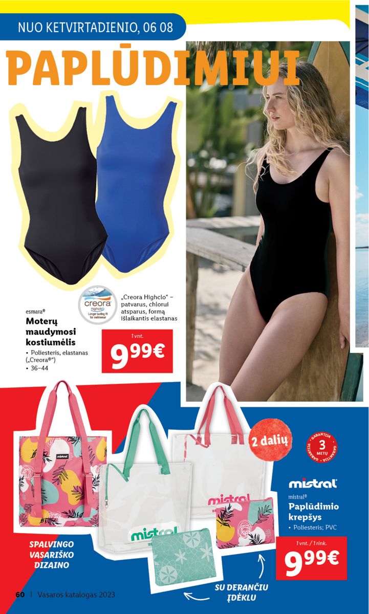 LIDL Vasaros katalogas 2023
