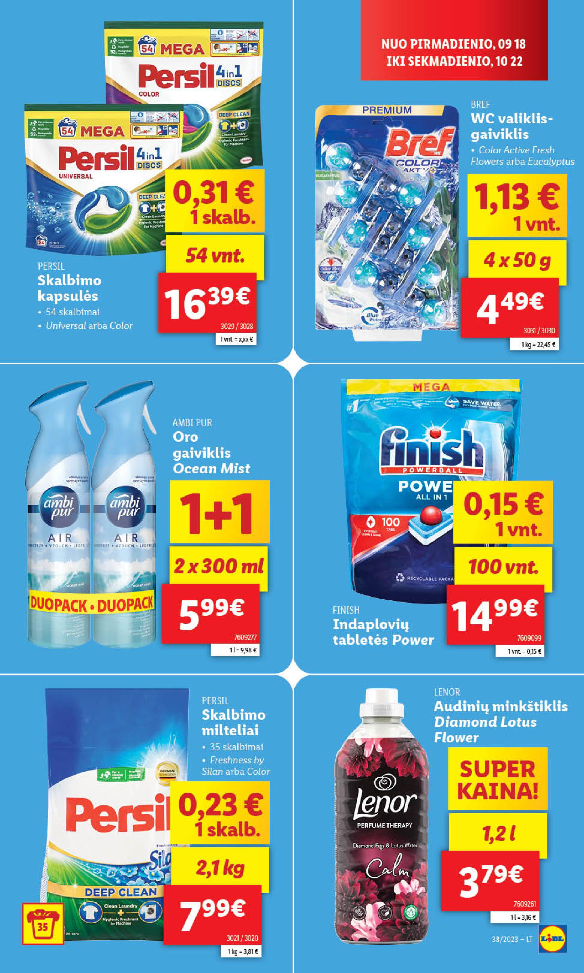 Naujausias LIDL kaininis katalogas 2023.09.18 - 2023.09.24