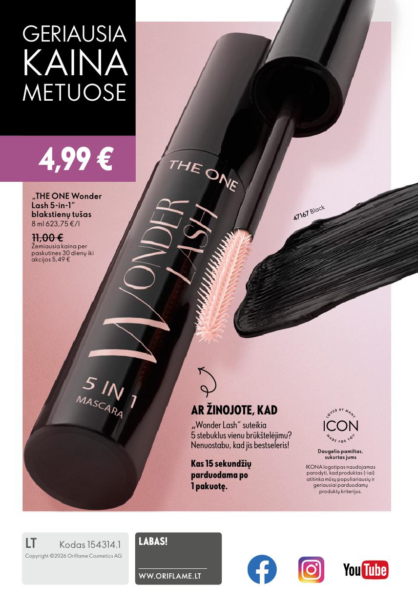 Naujas ORIFLAME katalogas galioja 2026.05.13 - 2026.06.02