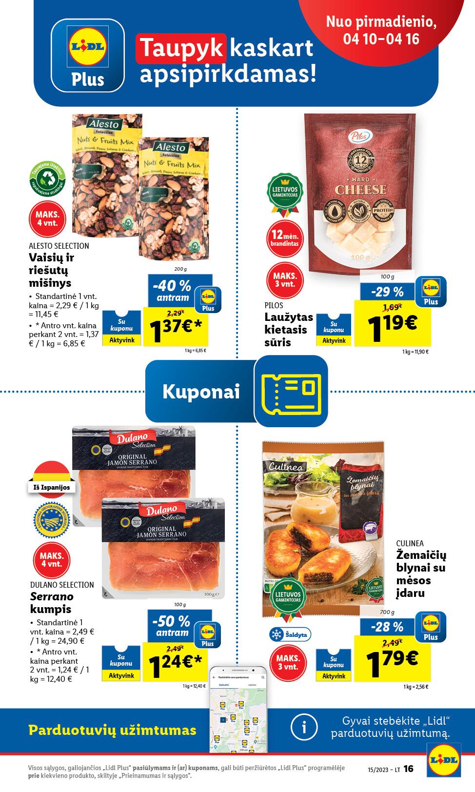 Naujausias LIDL kaininis katalogas 2023.04.10 - 2023.04.16