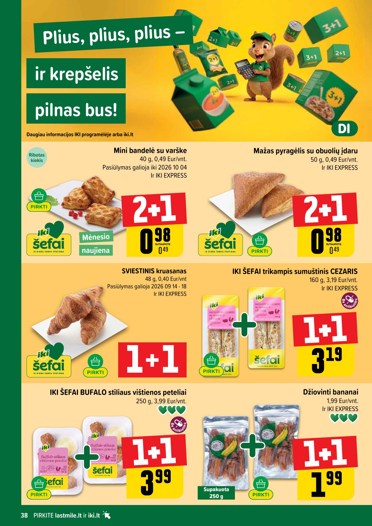 Naujausias IKI kaininis katalogas 2026.09.14 - 2026.09.20