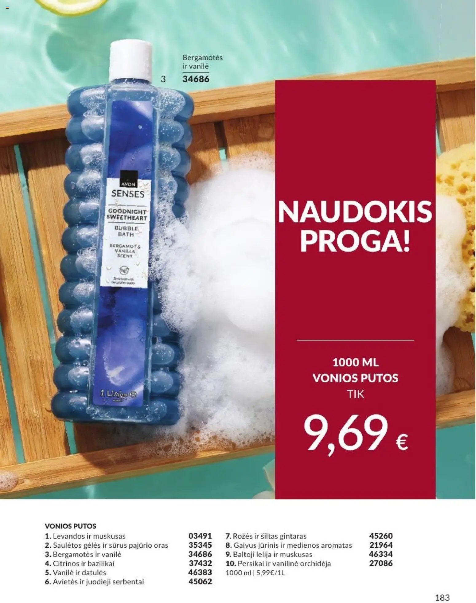 Naujas AVON katalogas galioja 2026.09.01 - 2026.09.30
