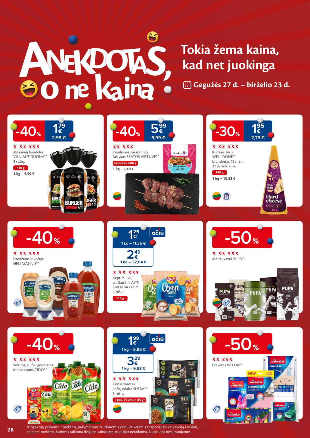 Naujausias MAXIMA kaininis katalogas 2025.05.27 - 2025.06.02