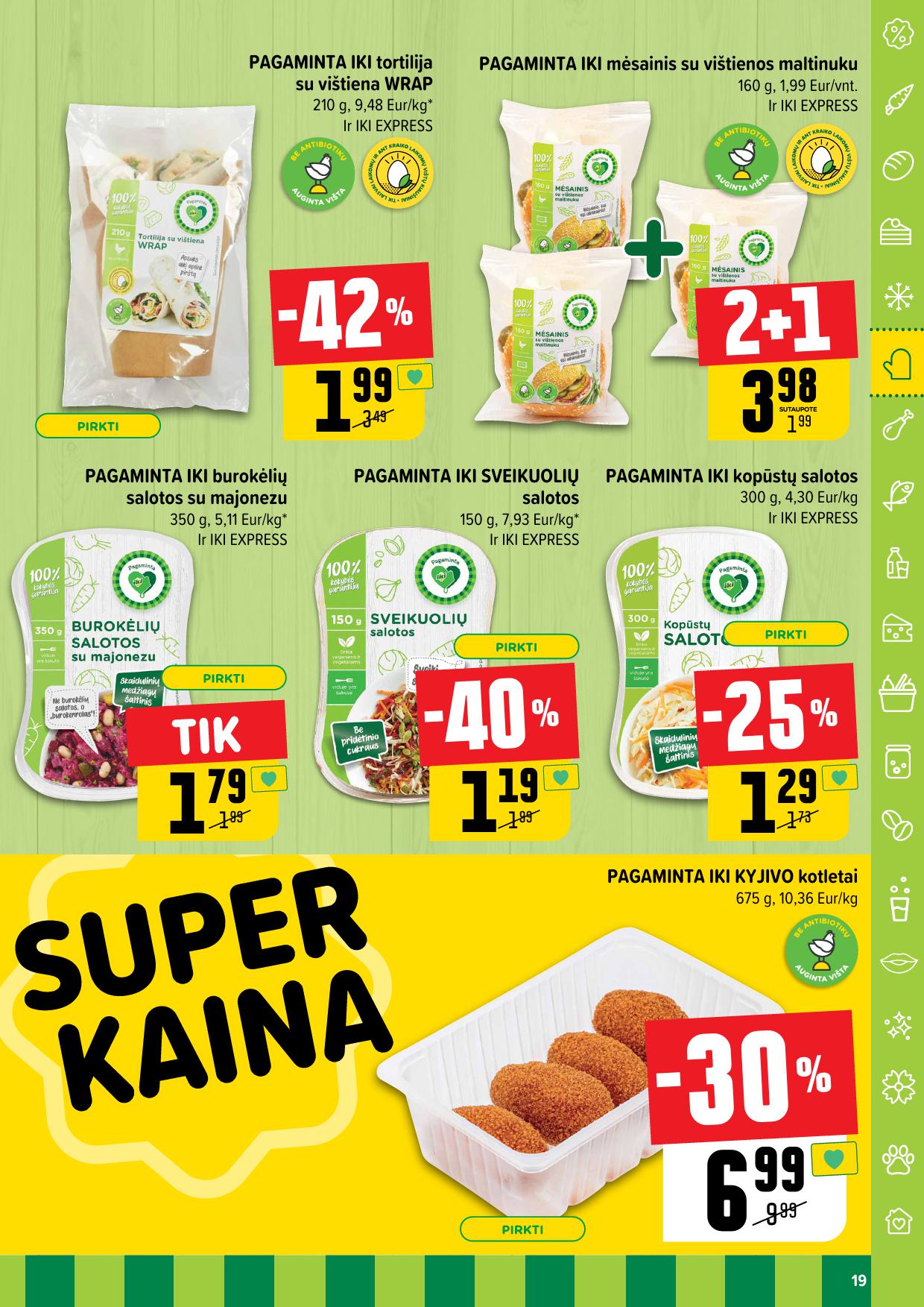 Naujausias IKI kaininis katalogas 2024.10.14 - 2024.10.20