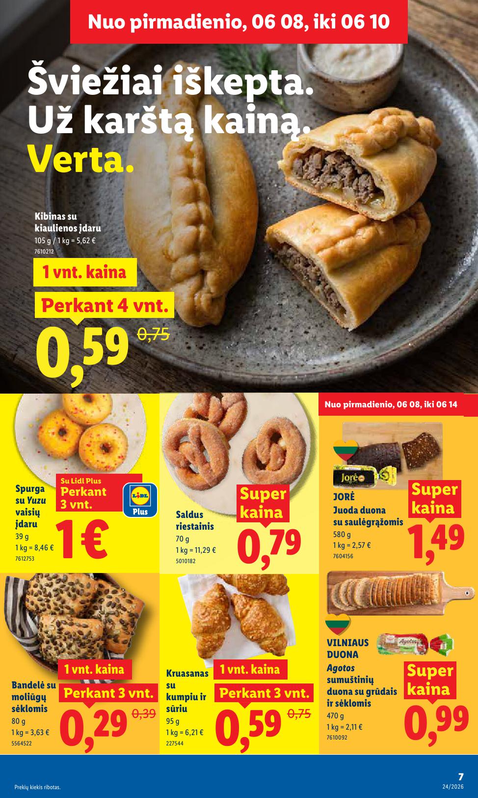 Naujausias LIDL kaininis katalogas 2026.06.08 - 2026.06.14