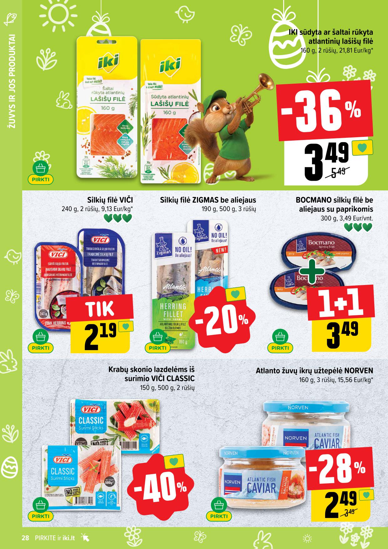 Naujausias IKI kaininis katalogas 2026.03.30 - 2026.04.04