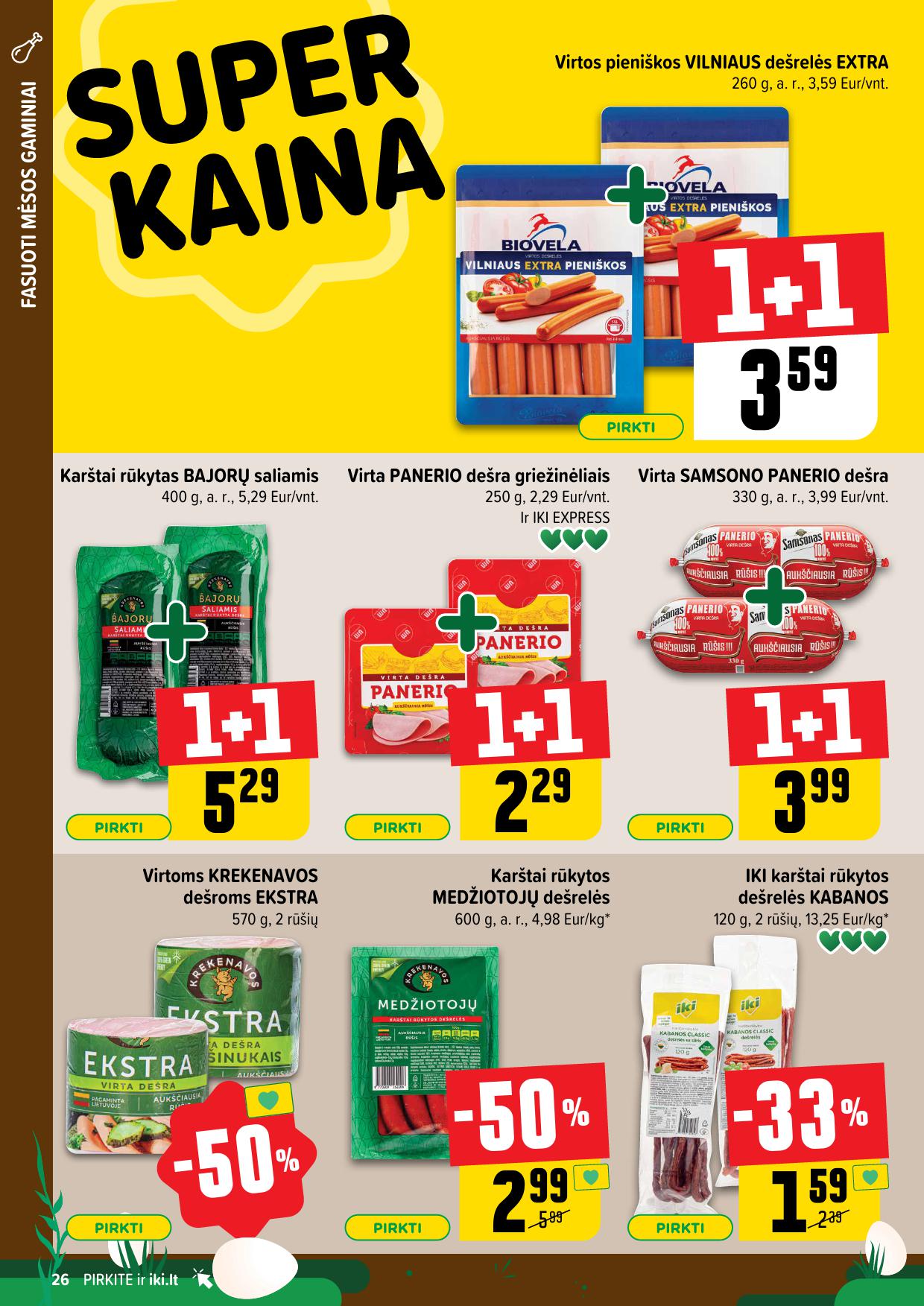 Naujausias IKI kaininis katalogas 2025.03.24 - 2025.03.30