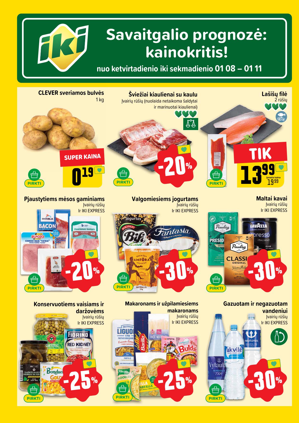 Naujausias IKI kaininis katalogas 2026.01.05 - 2026.01.11