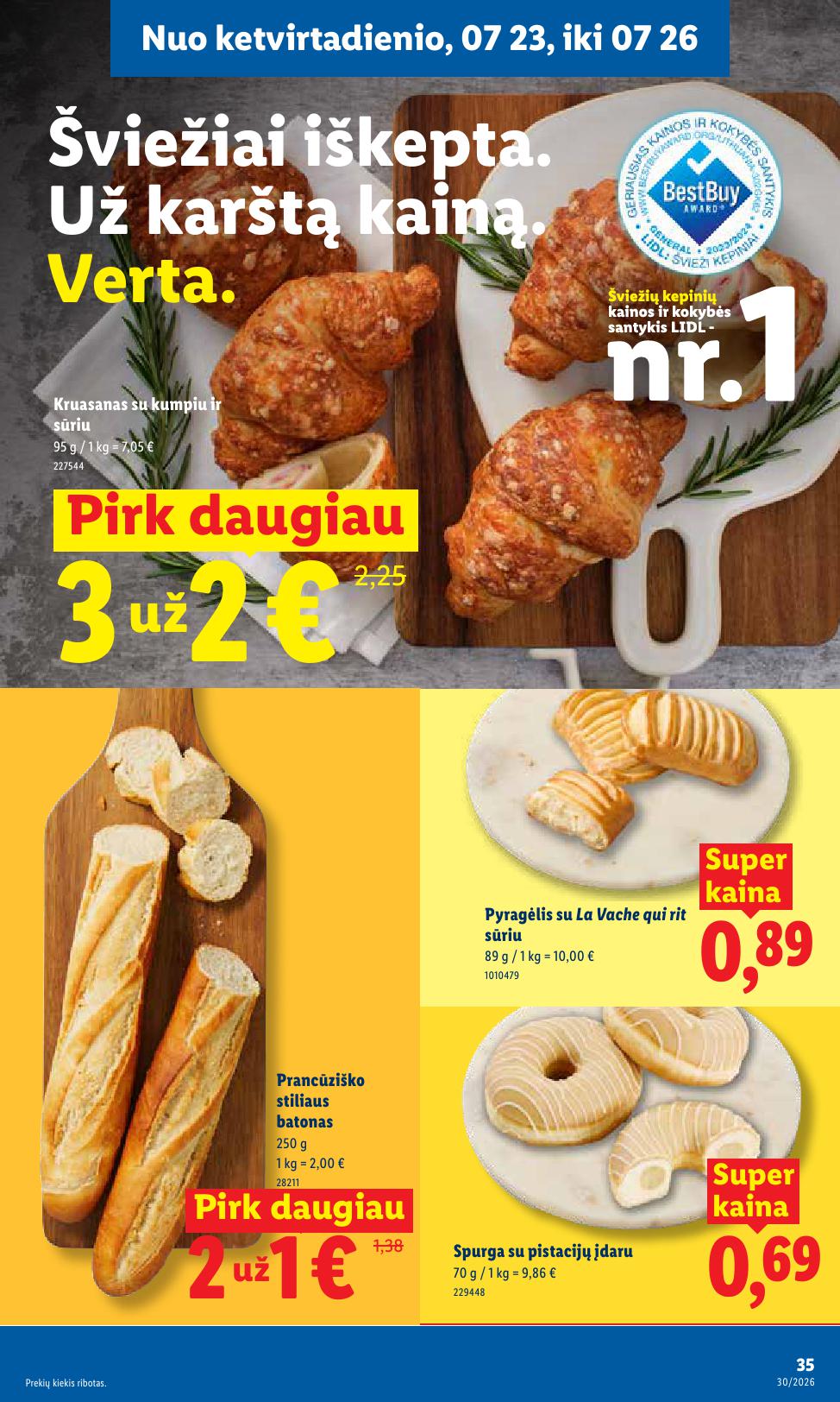 Naujausias LIDL kaininis katalogas 2026.07.20 - 2026.07.26