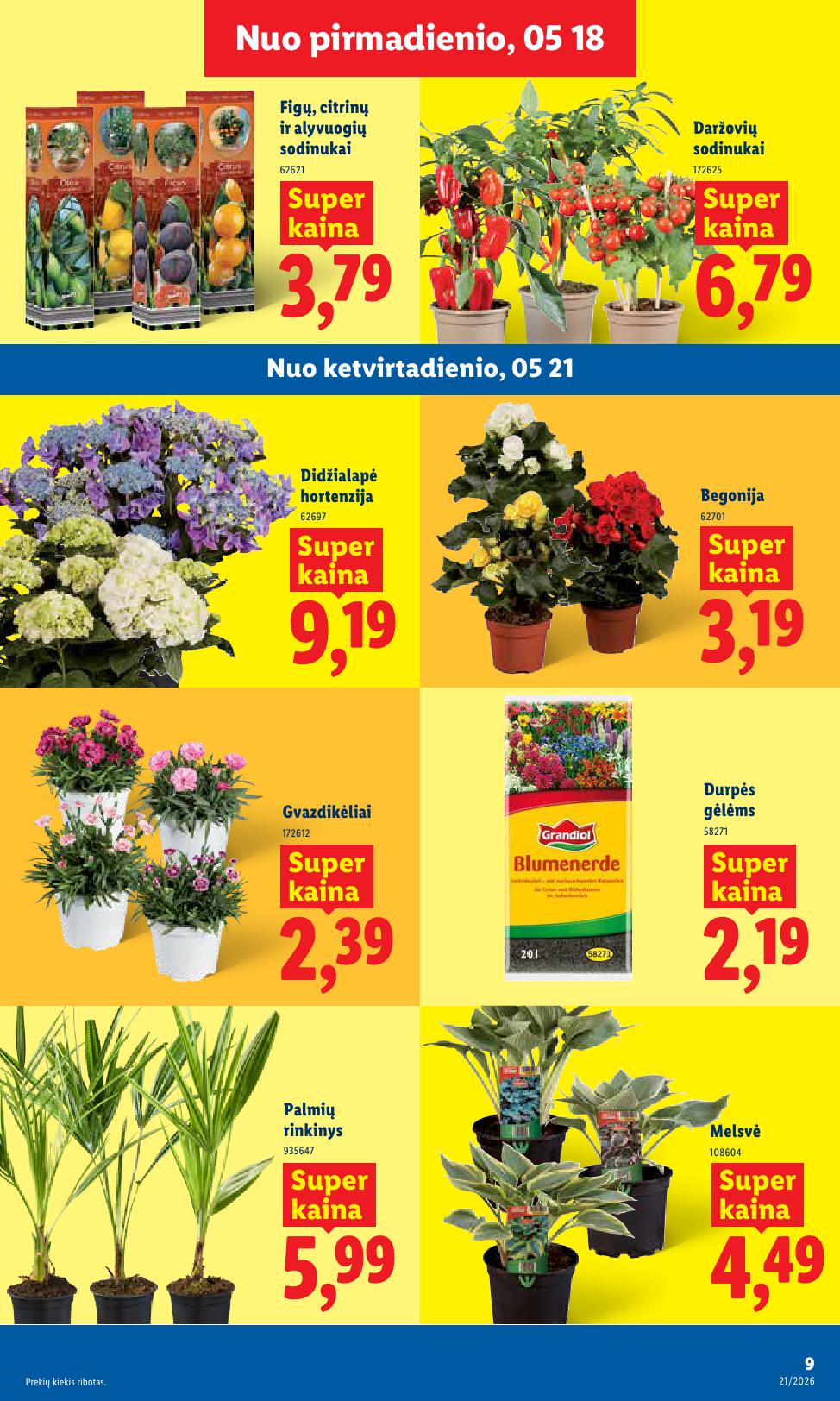 Naujausias LIDL kaininis katalogas 2026.05.18 - 2026.05.24
