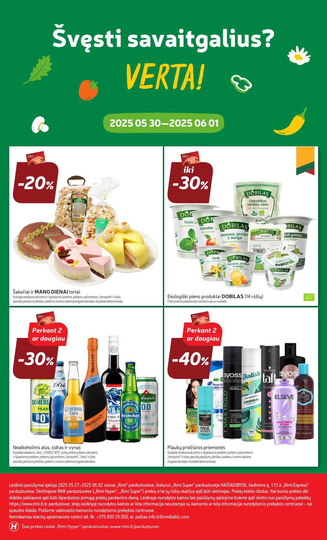Naujausias RIMI kaininis katalogas 2025.05.27 - 2025.06.02