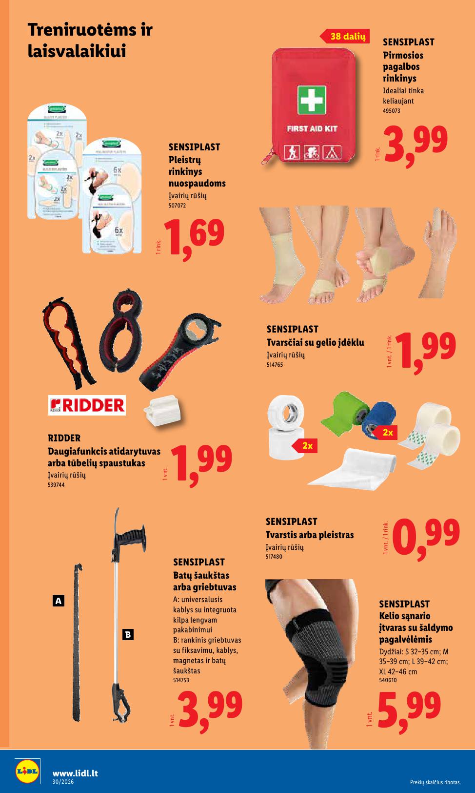 LIDL ne maisto prekių leidinys 2026.07.20 - 2026.07.26