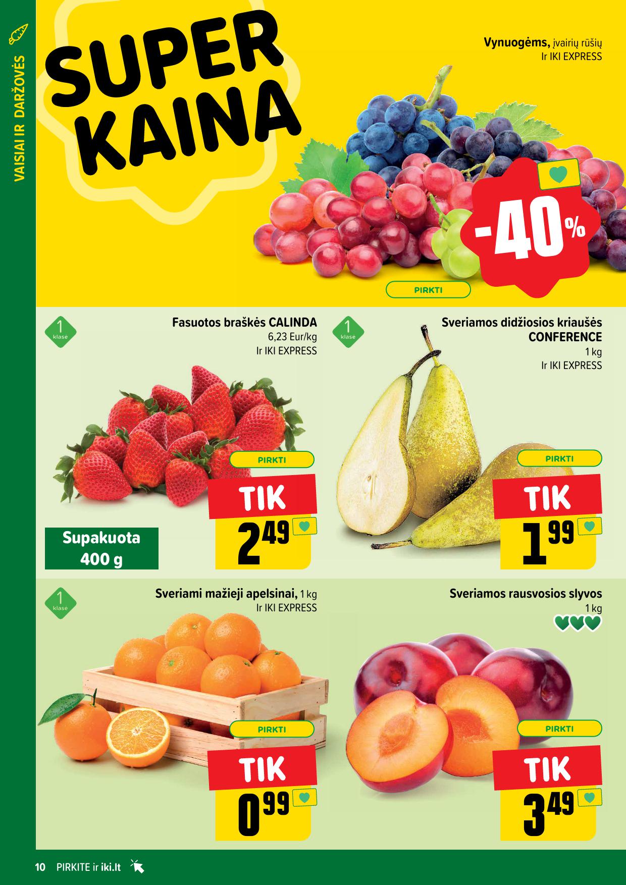 Naujausias IKI kaininis katalogas 2024.04.22 - 2024.04.28
