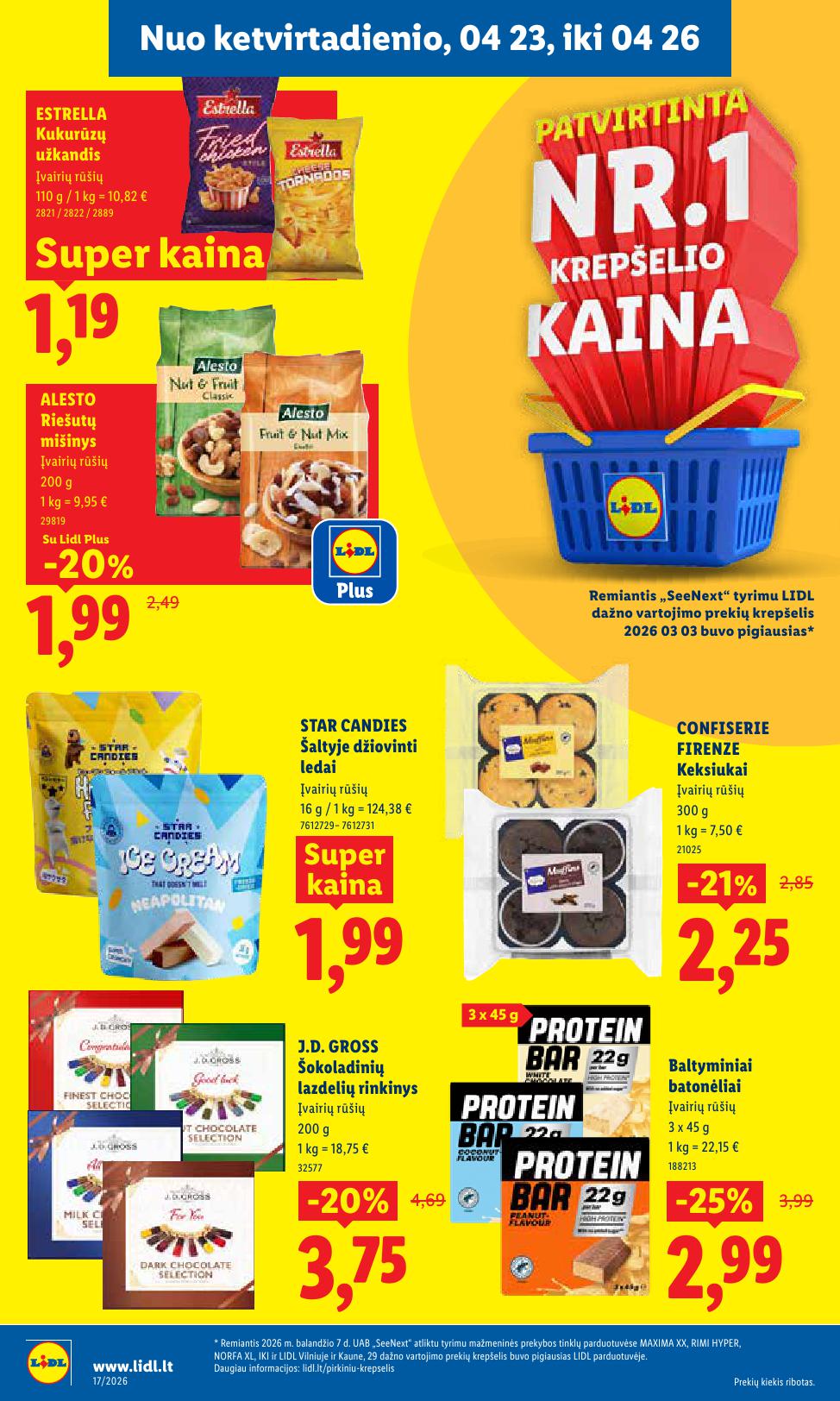 Naujausias LIDL kaininis katalogas 2026.04.20 - 2026.04.26