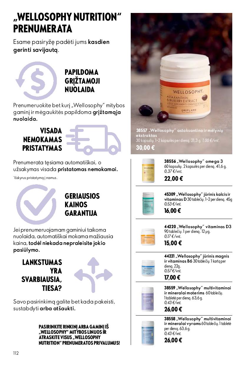 Naujas ORIFLAME  katalogas galioja 2026.08.26 - 2026.09.15