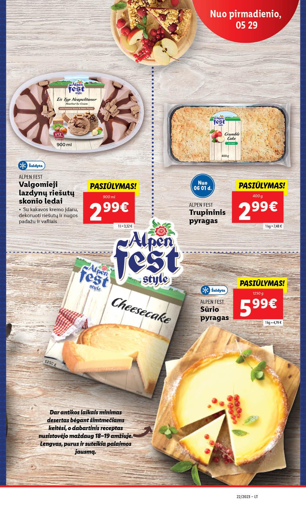 Naujausias LIDL kaininis katalogas 2023.05.29 - 2023.06.04