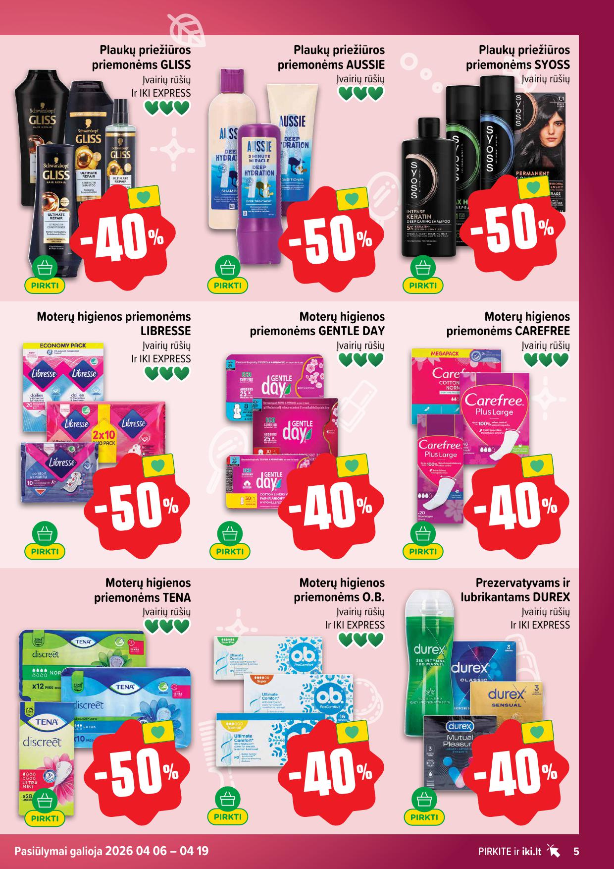 Naujausias IKI kaininis katalogas 2026.04.13 - 2026.04.19