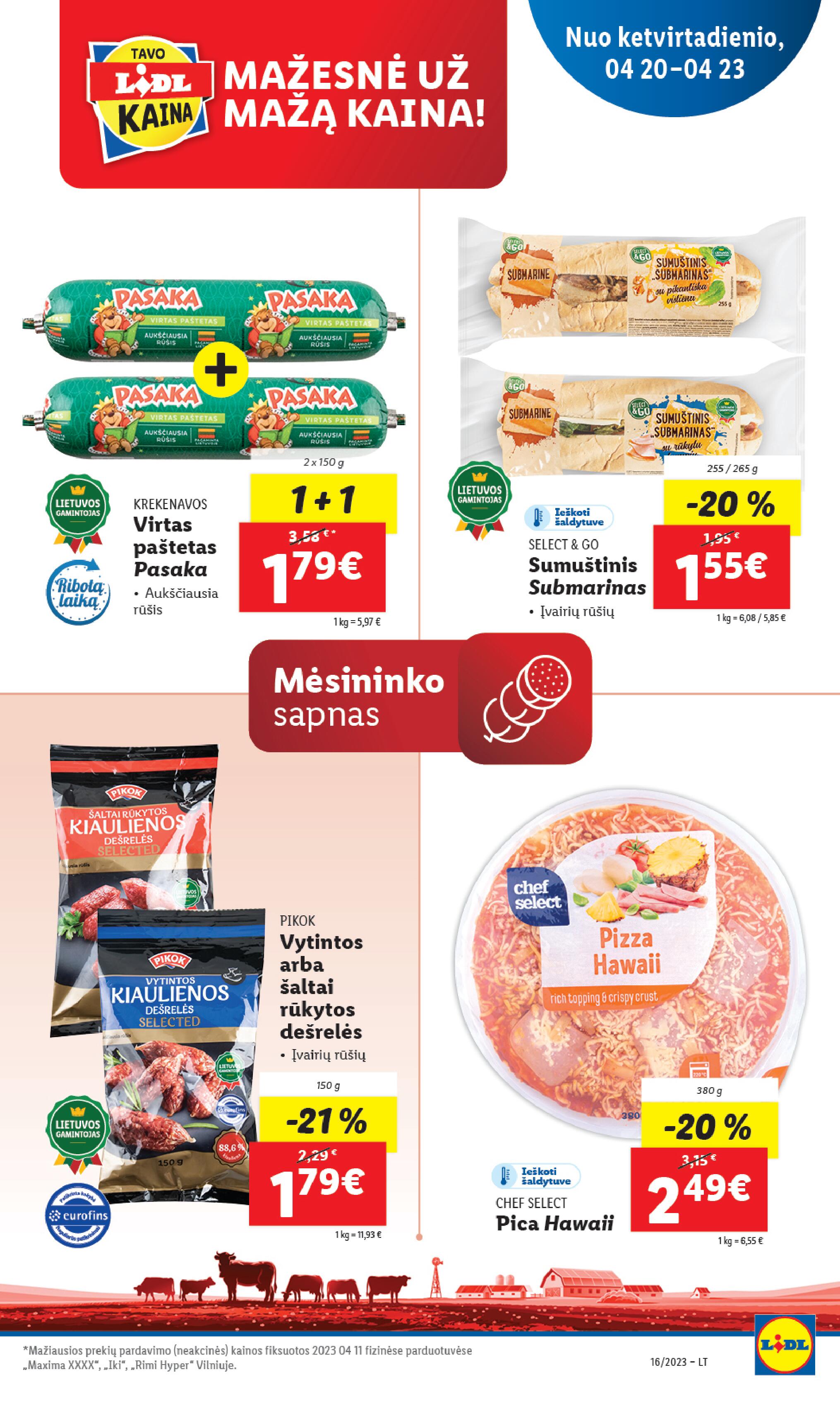 Naujausias LIDL kaininis katalogas 2023.04.17 - 2023.04.23