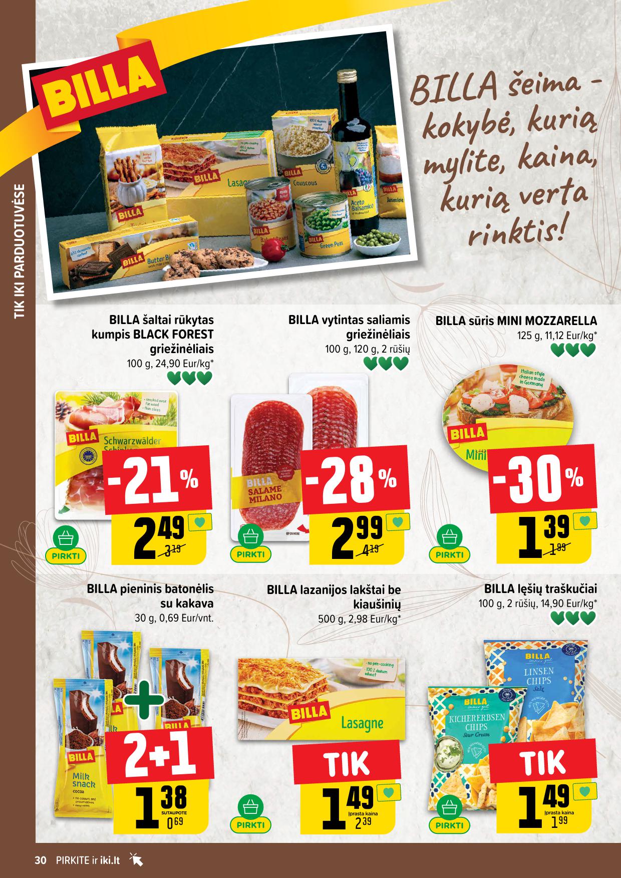 Naujausias IKI kaininis katalogas 2025.07.21 - 2025.07.27