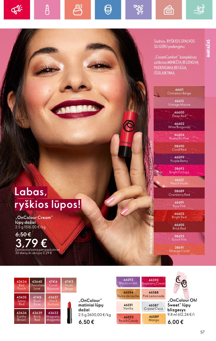 Naujas ORIFLAME katalogas galioja 2025.05.11 - 2025.05.31