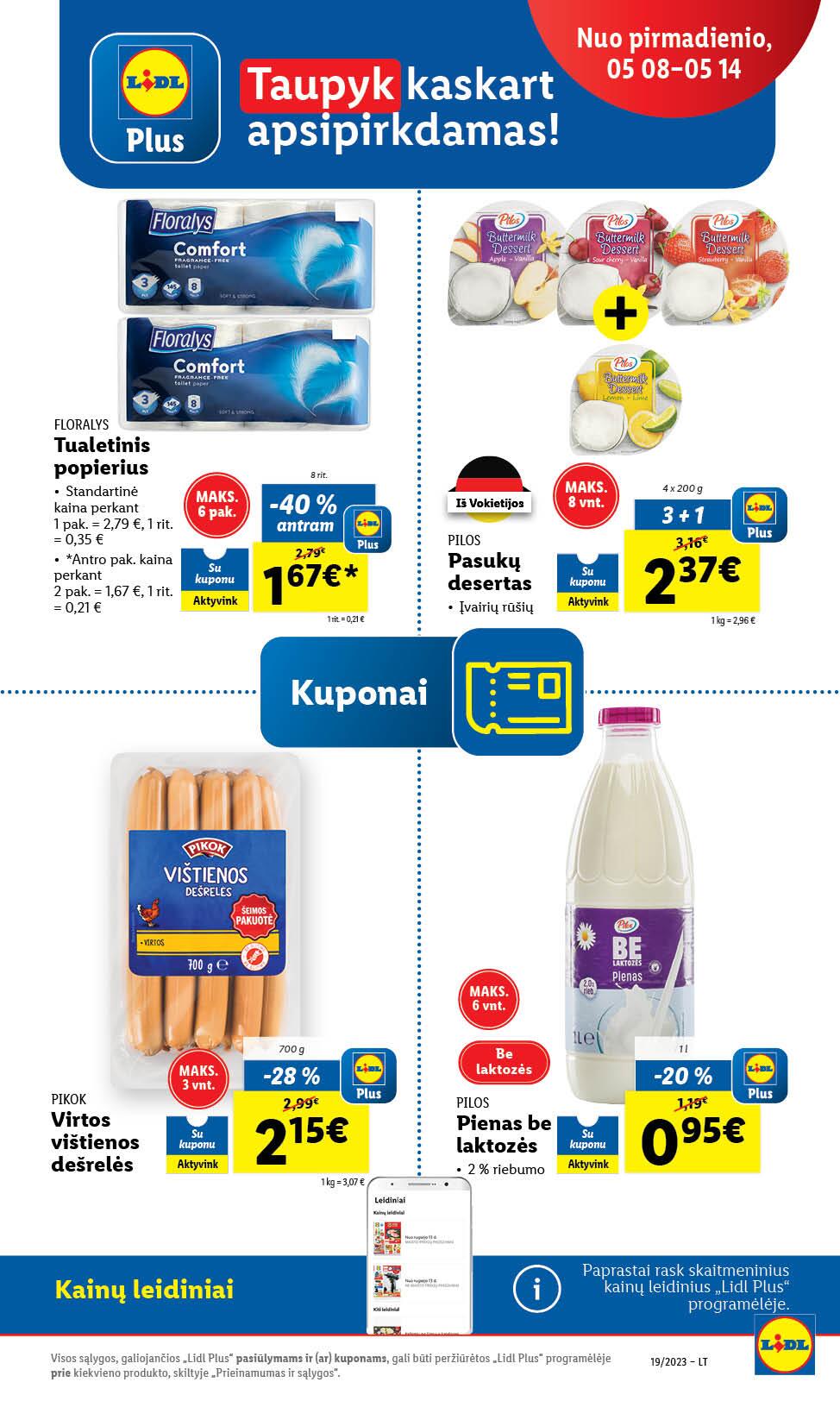 Naujausias LIDL kaininis katalogas 2023.05.08 - 2023.05.14