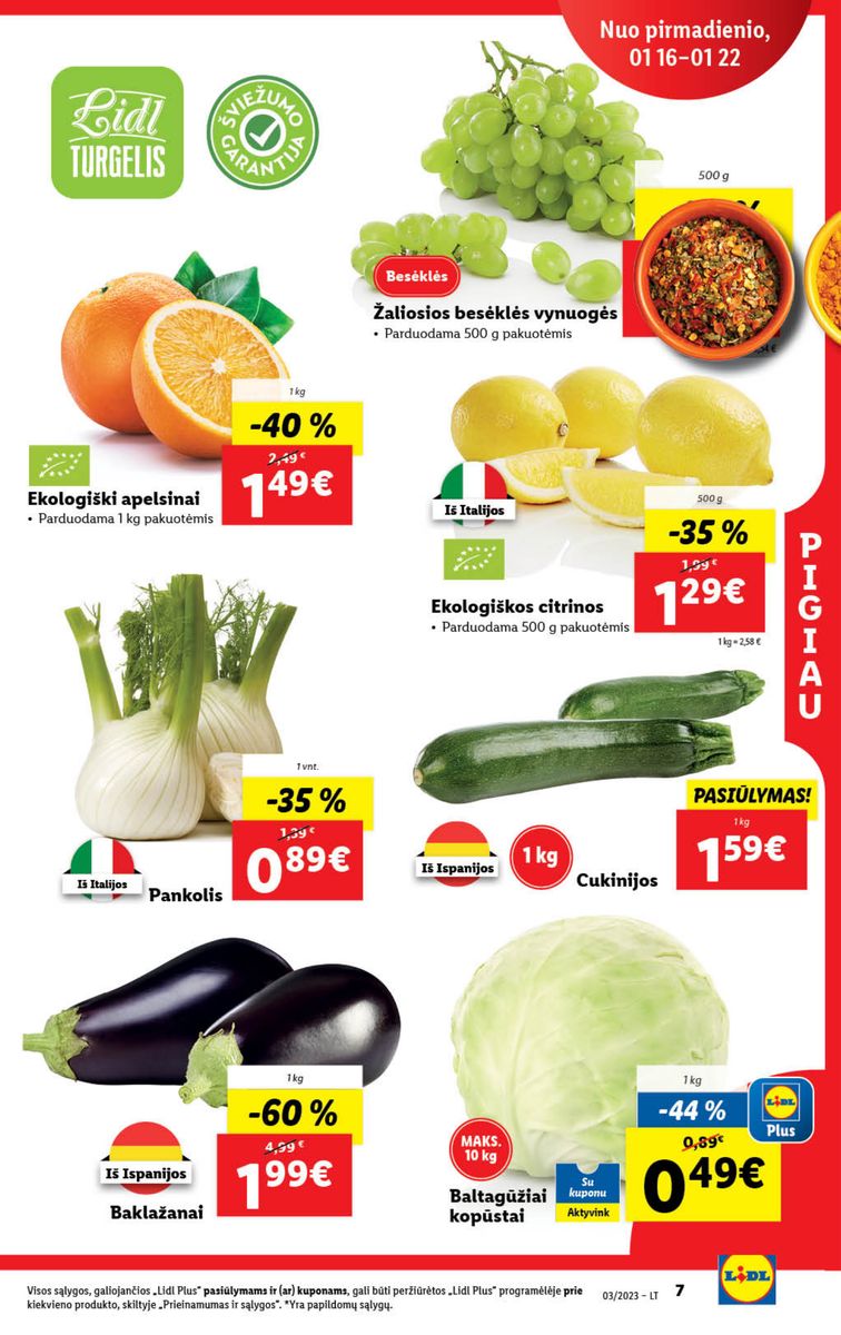 Naujausias LIDL kaininis katalogas 2023.01.16 - 2023.01.22
