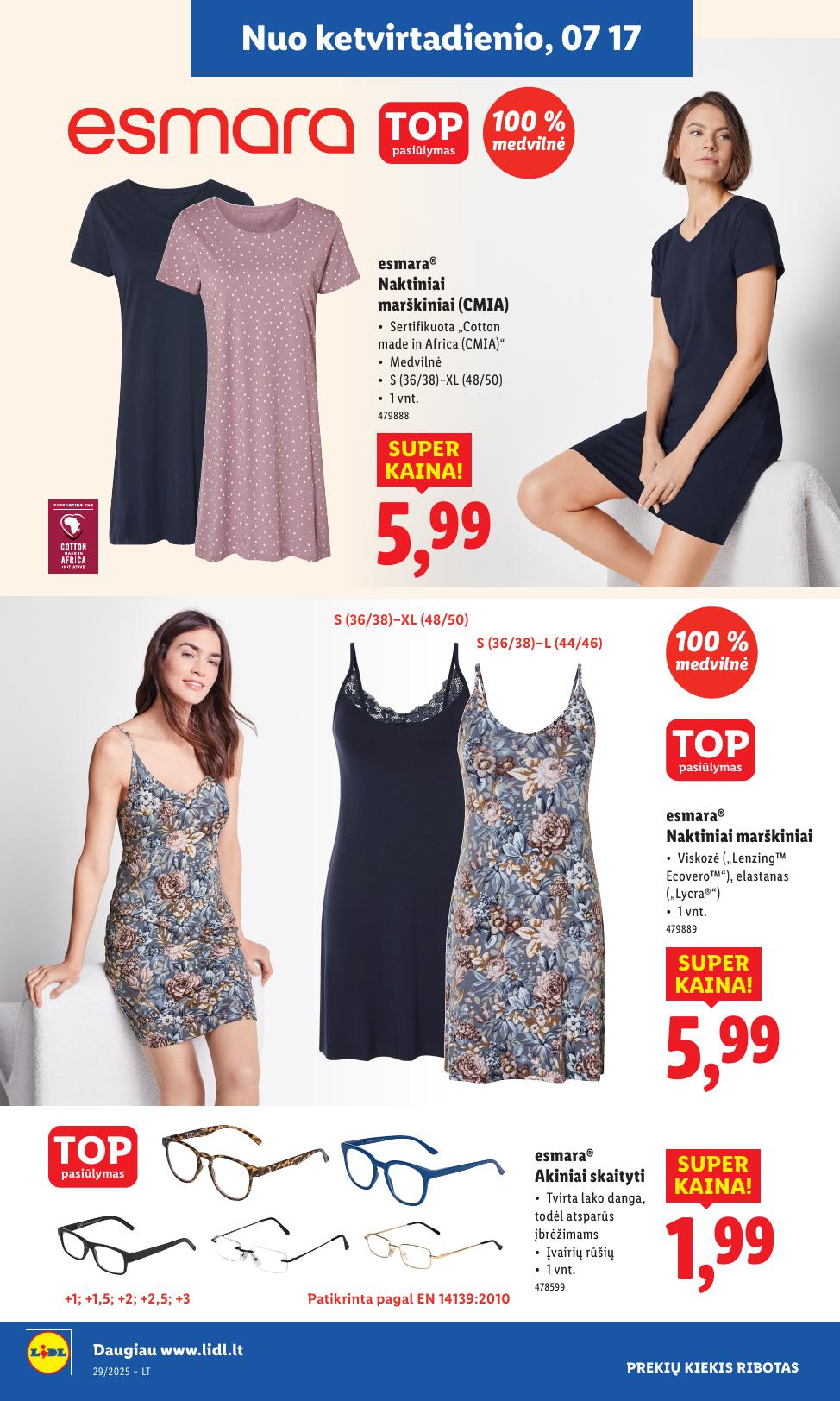 LIDL ne maisto prekių leidinys 2025.07.14 - 2025.07.20