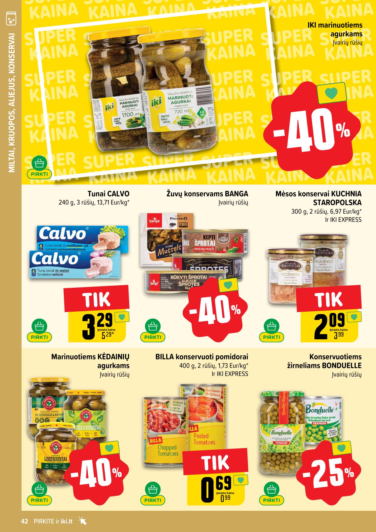 Naujausias IKI kaininis katalogas 2026.02.09 - 2026.02.15