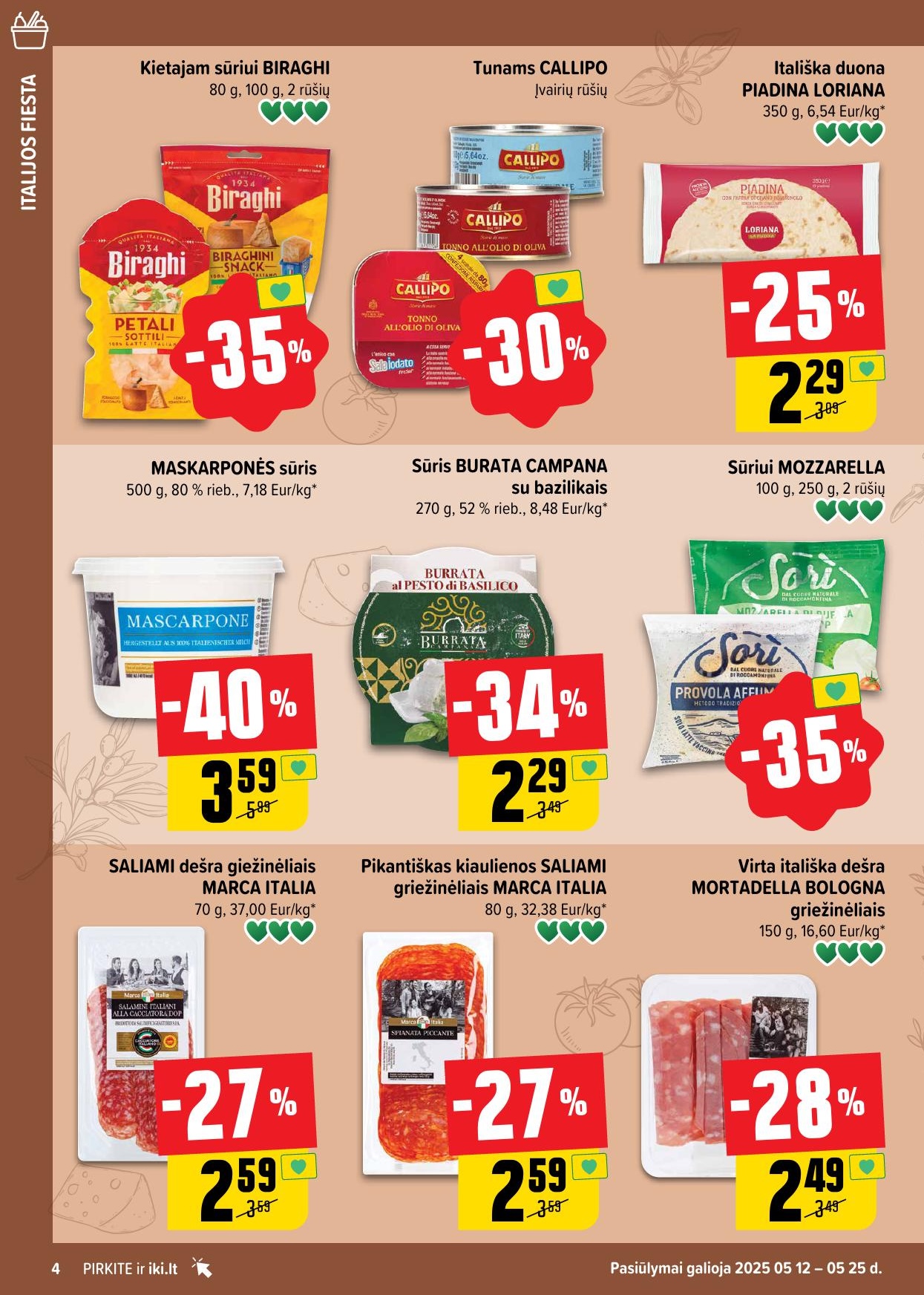 Naujausias IKI kaininis katalogas 2025.05.19 - 2025.05.25