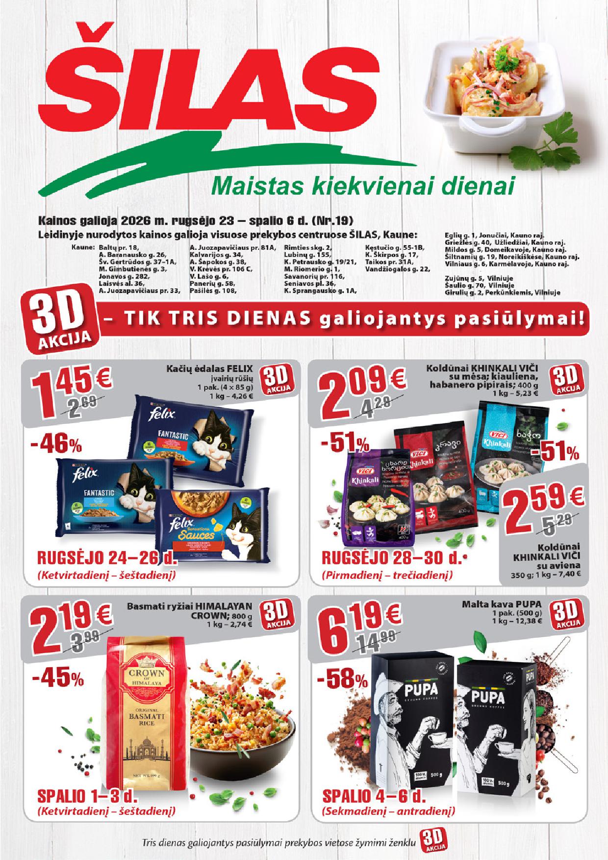 Naujas ŠILAS leidinys Nr.19 nuo 2026.09.23 iki 2026.10.06