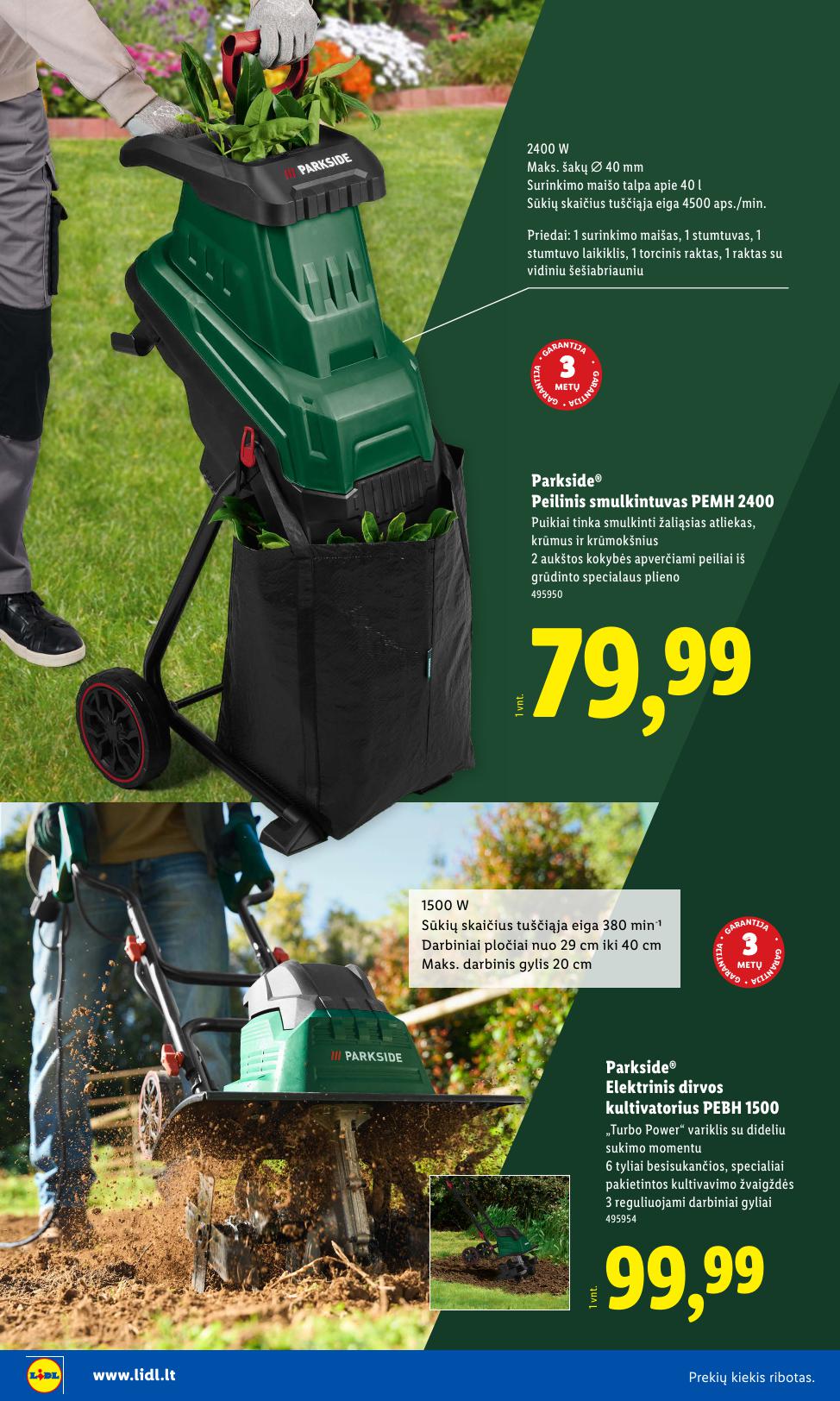 LIDL katalogas "Sodui valio !" galioja nuo 2026.02.16