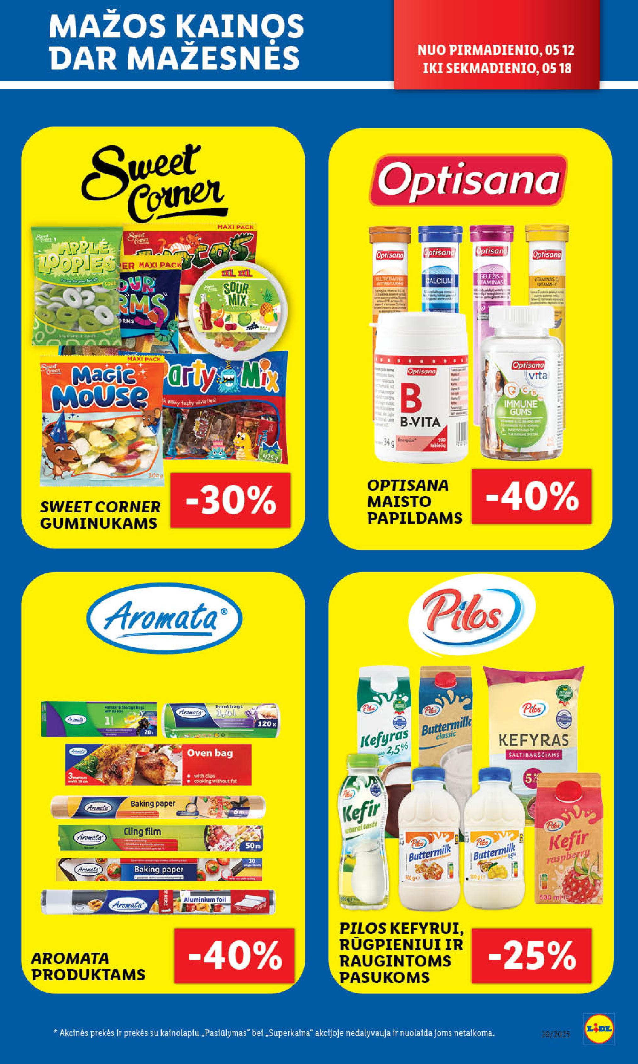 Naujausias LIDL kaininis katalogas 2025.05.12 - 2025.05.18
